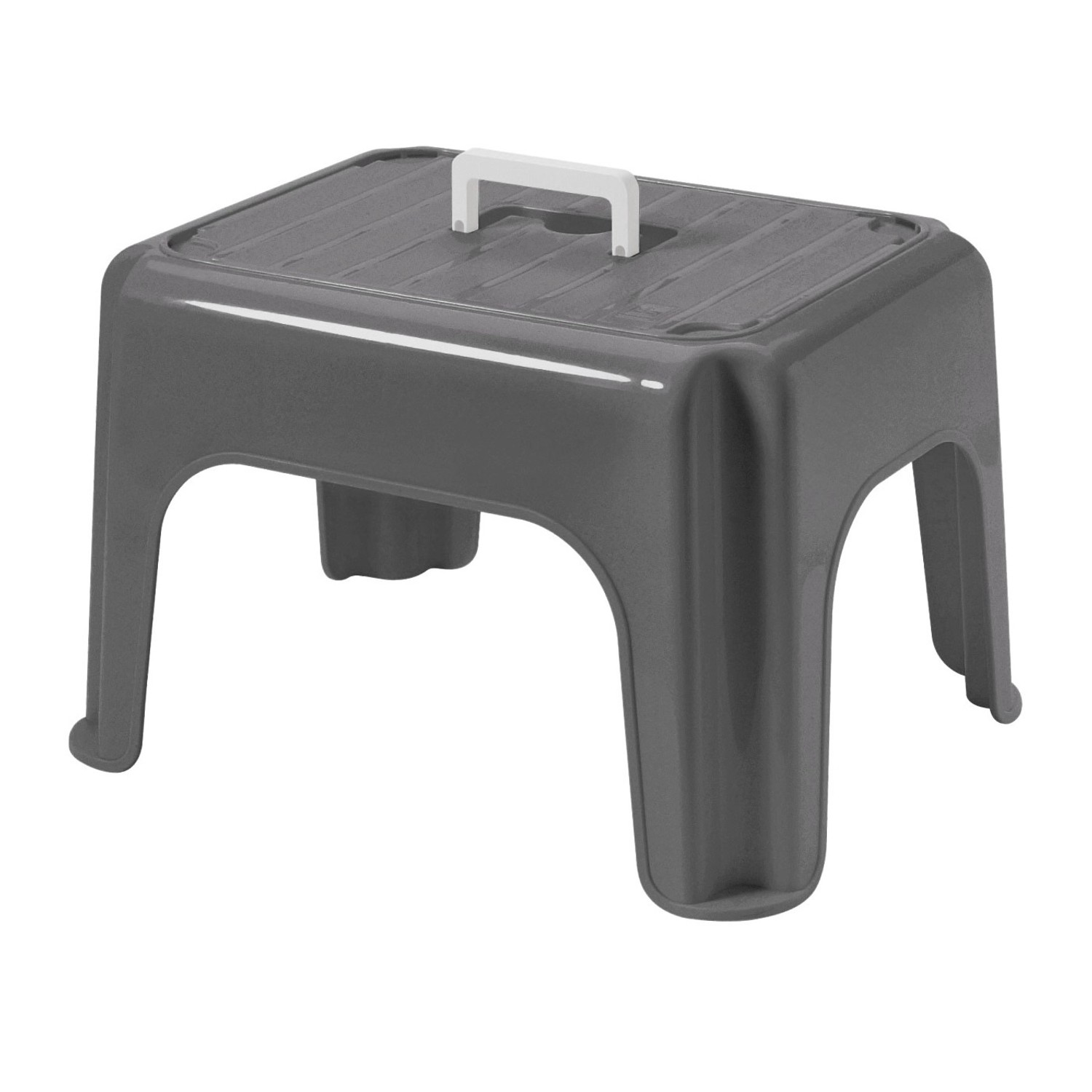 Tontarelli Stolička Dumbo, šedá, 38 x 30 x 24 cm