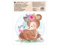 Anděl Přerov Samolepka na zeď barevná Srnka 30 x 42 cm