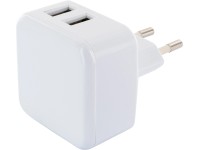 Schwaiger USB nabíjecí adaptér 230 V 2x USB port pro zásuvky