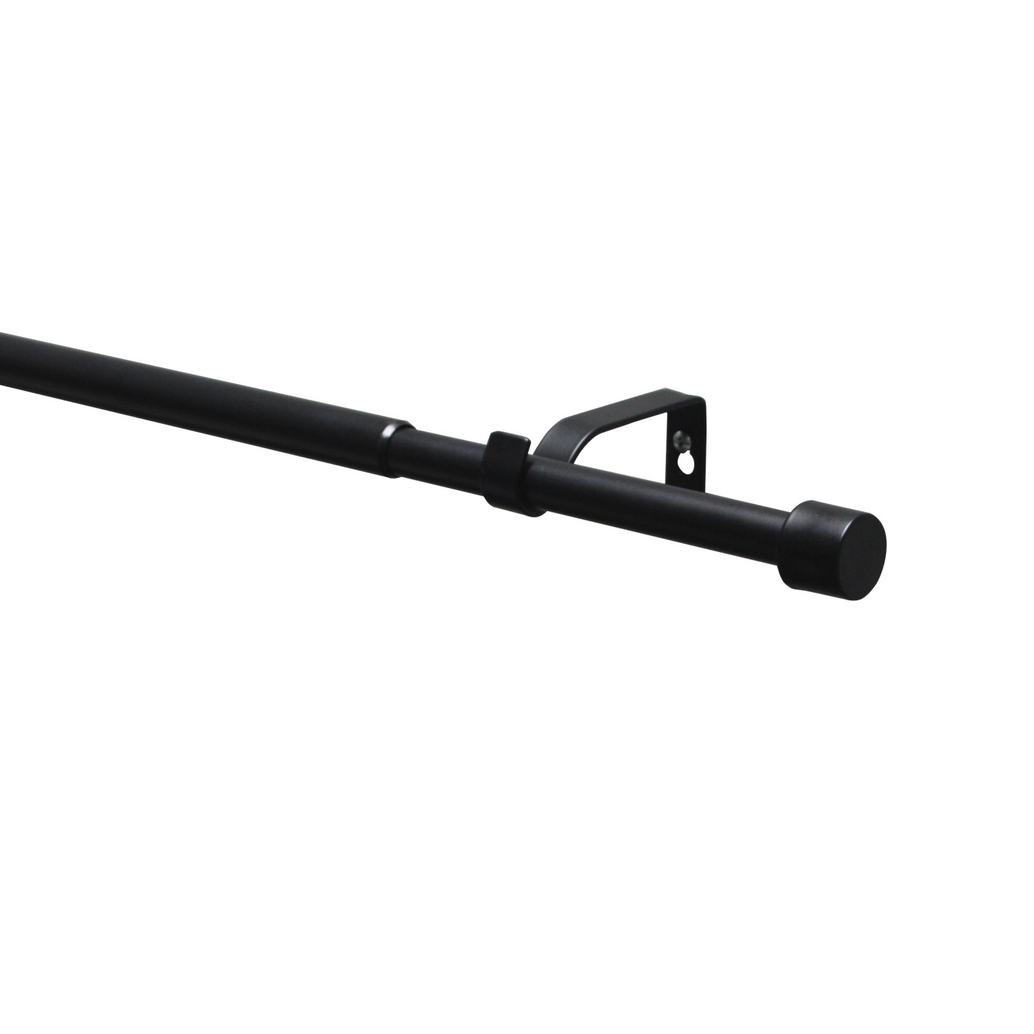 Gardinia Záclonová souprava Kos černá matná 1 tyč pr. 16/19 mm, 190-340 cm