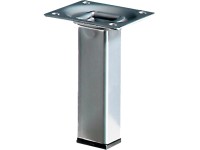 Hettich Nábytková noha hranatá, hliníková, 25 x 25 x 100 mm