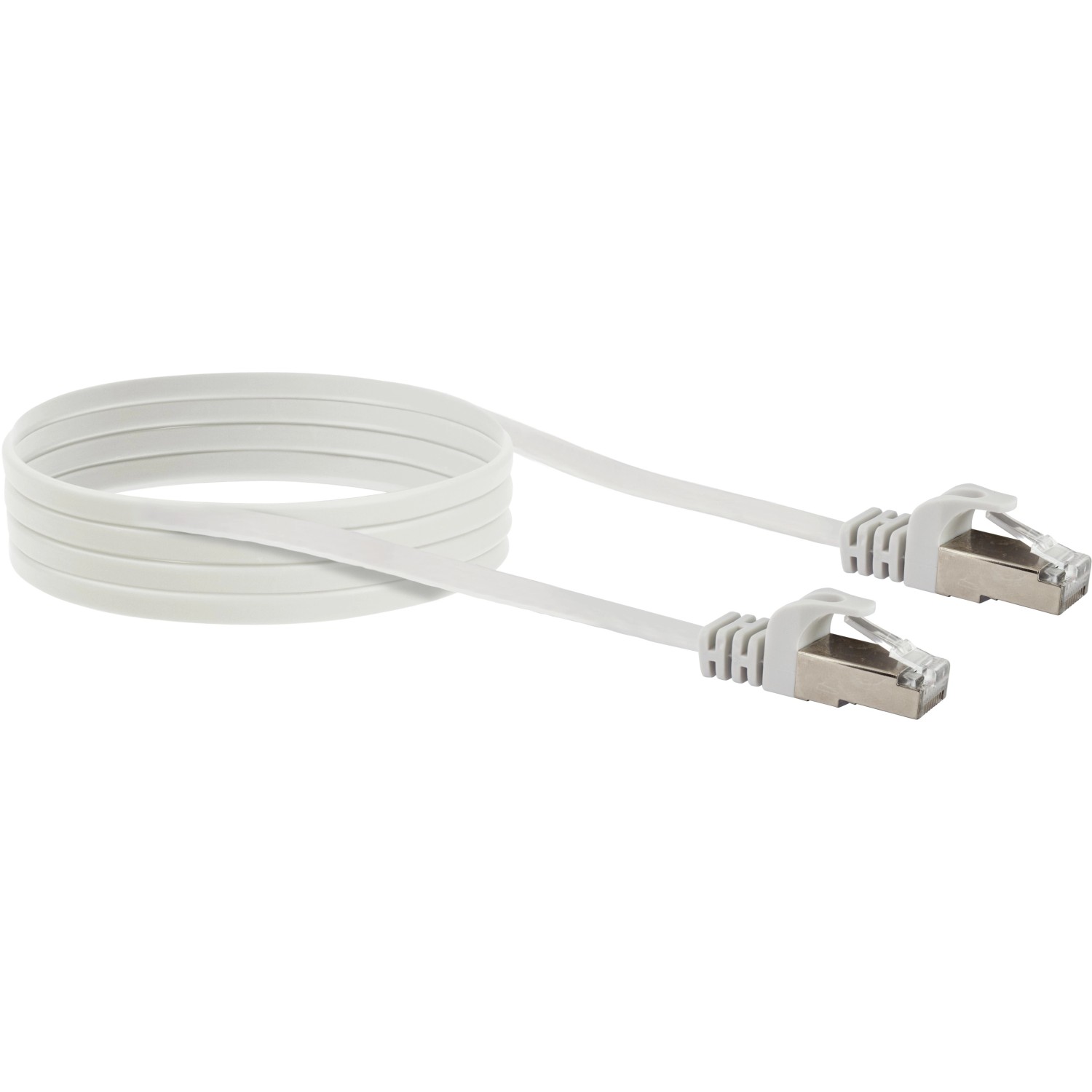 Schwaiger Plochý síťový kabel CAT 6 U/FTP konektor RJ45 5 m