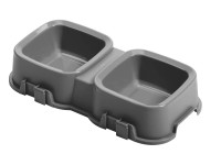 Tontarelli Miska Pet dvojitá grafit 2 x 0,5 l Tontarelli Miska Pet dvojitá grafit 2 x 0,5 l