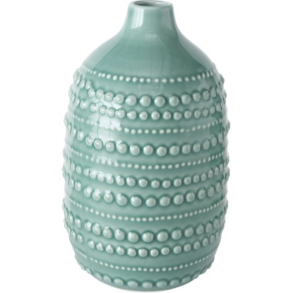 Boltze Váza Meruna zelená pr. 20 x 12 cm