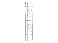 Špalír na popínavé rostliny Deko A půlkruhový 150 cm černý