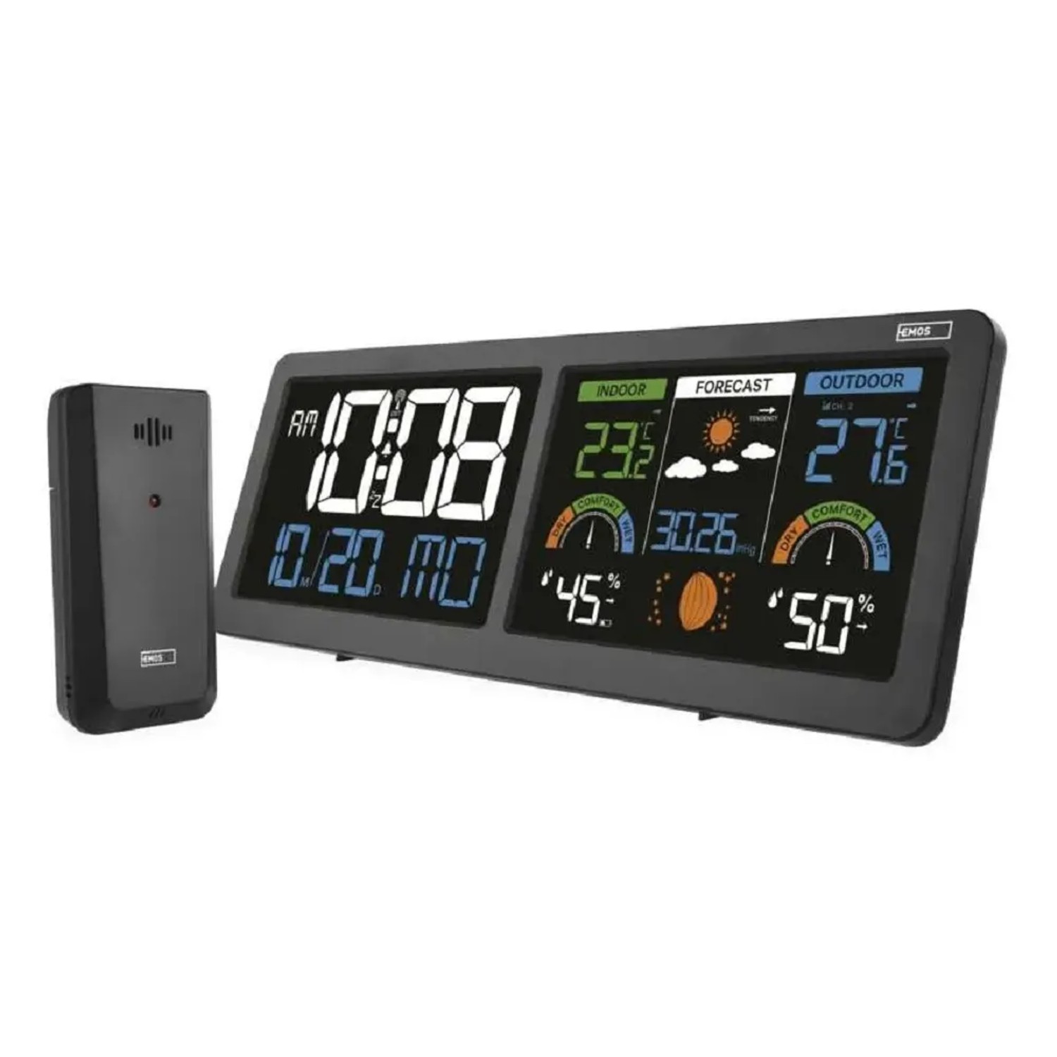 EMOS Domácí bezdrátová meteostanice E8625