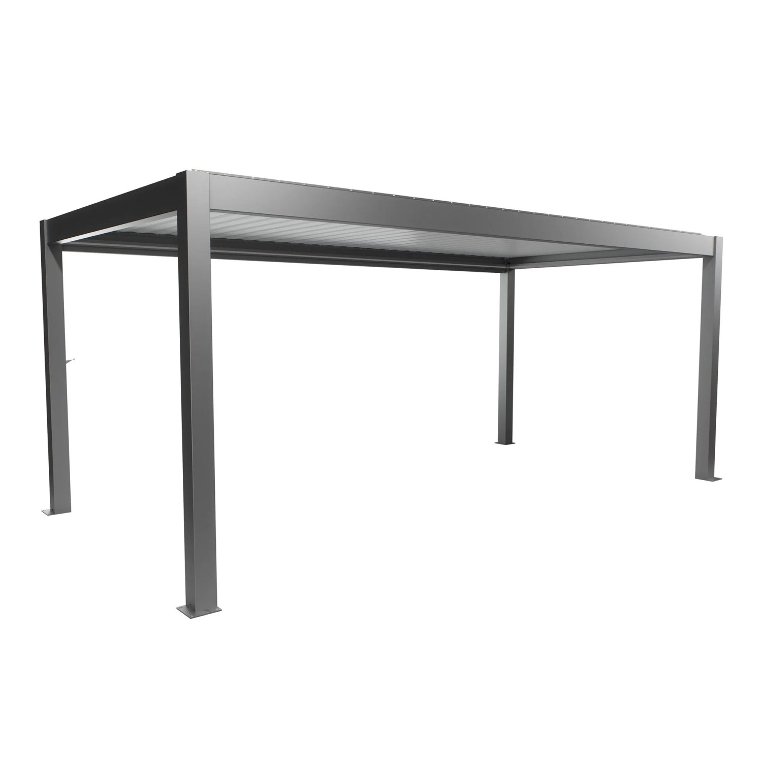 Biohort Pergola 6 x 3 křemenově šedá/bílá 608 x 312 cm