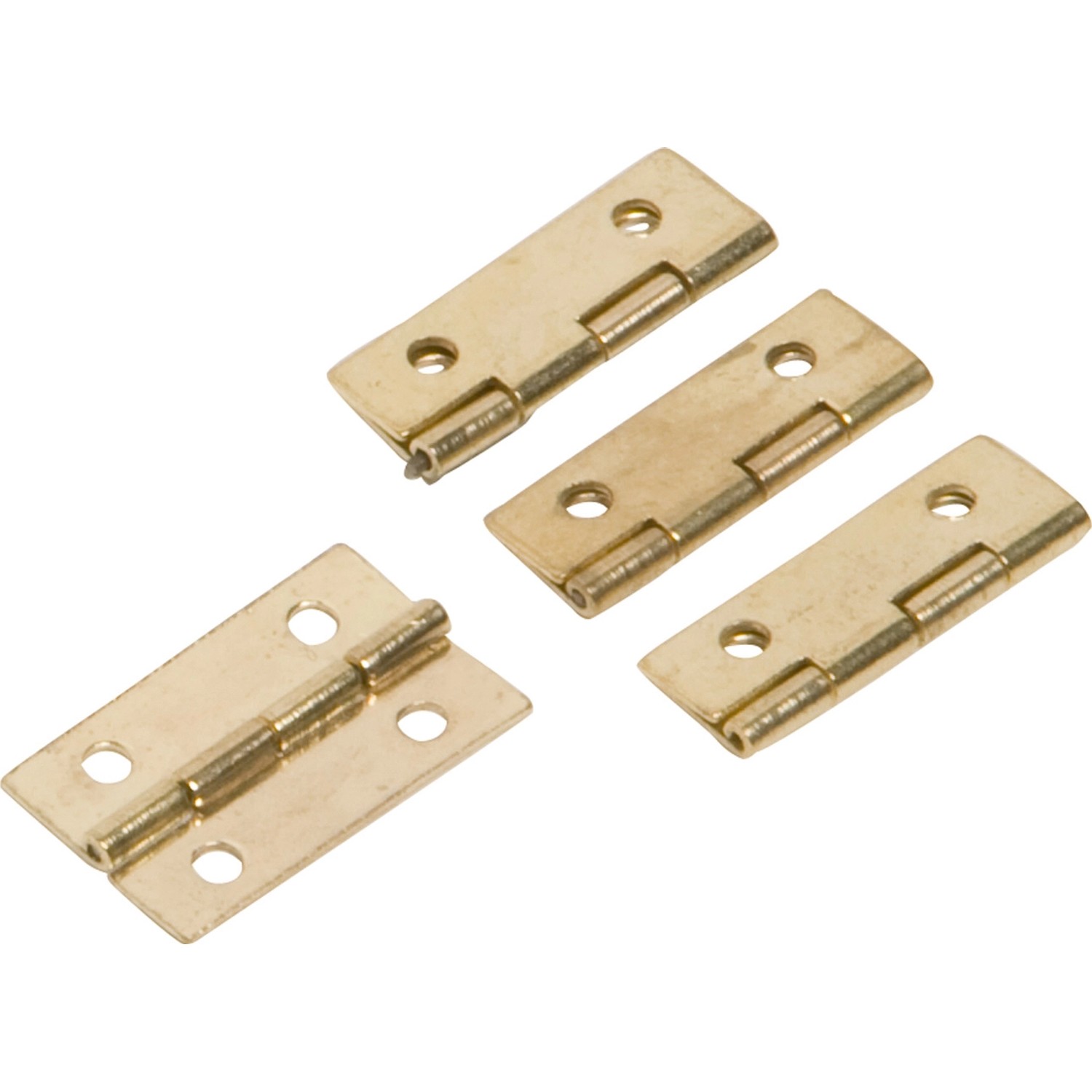 Kazetový závěs, 20 mm x 15 mm, pomosazený, 4 ks