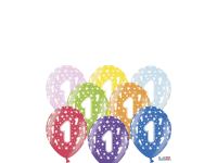 PartyDeco Balón latexový metal 30cm 