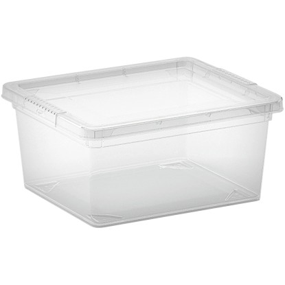 Kis Úložný box s víkem C Transparent XXS, 9,5 x 19,5 x 16,5 cm