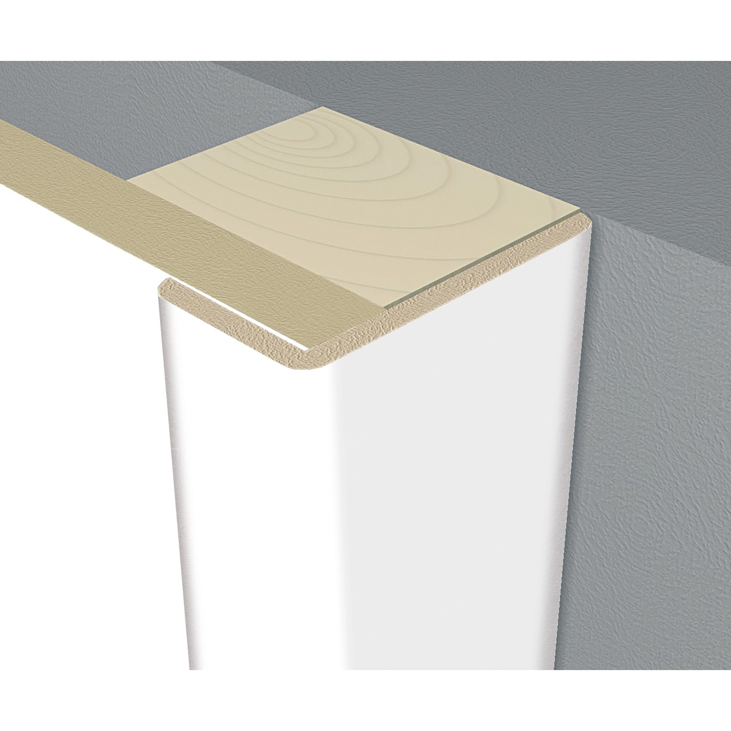 Úhlová lišta bílá 28 mm x 28 mm délka 2 600 mm