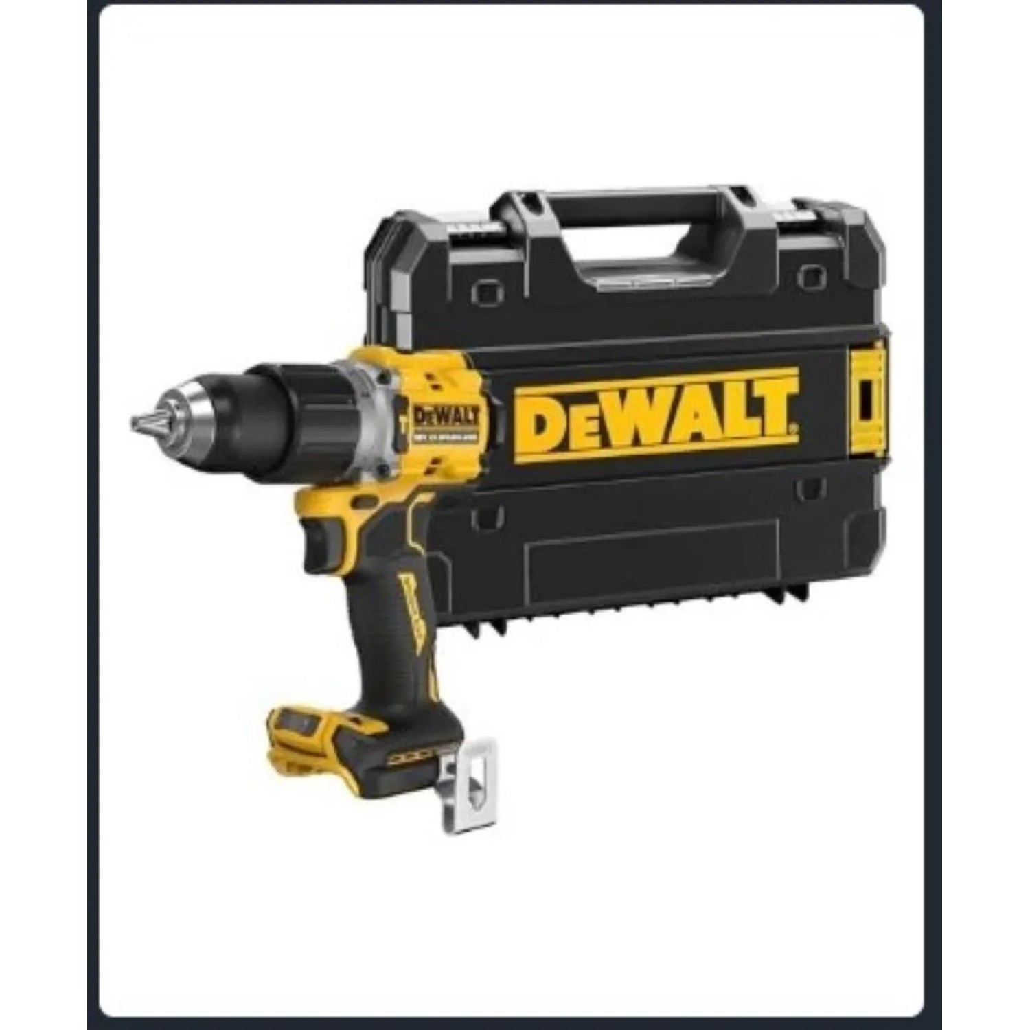 DeWALT 18V XR Aku bezuhlíková příklepová vrtačka DCD805NT-XJ Solo + kufr