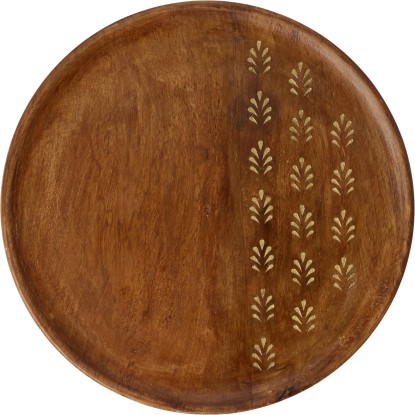 Koopman Dřevěný talíř 30 x 1,5 cm