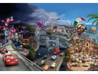 Komar Papírová fototapeta Cars World 368 x 254 cm 8 dílná Komar Papírová fototapeta Cars World 368 x 254 cm 8 dílná