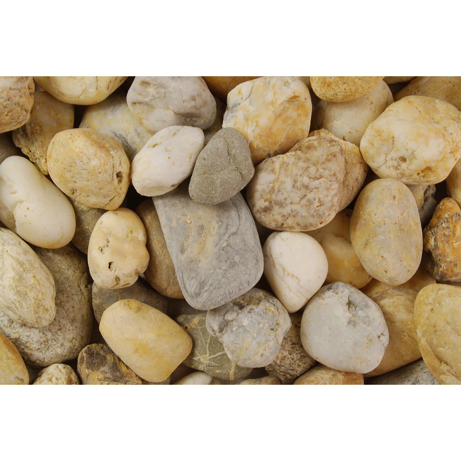 Big-Bag Kulatý štěrk světlý barevný 32-50 mm 1000 kg