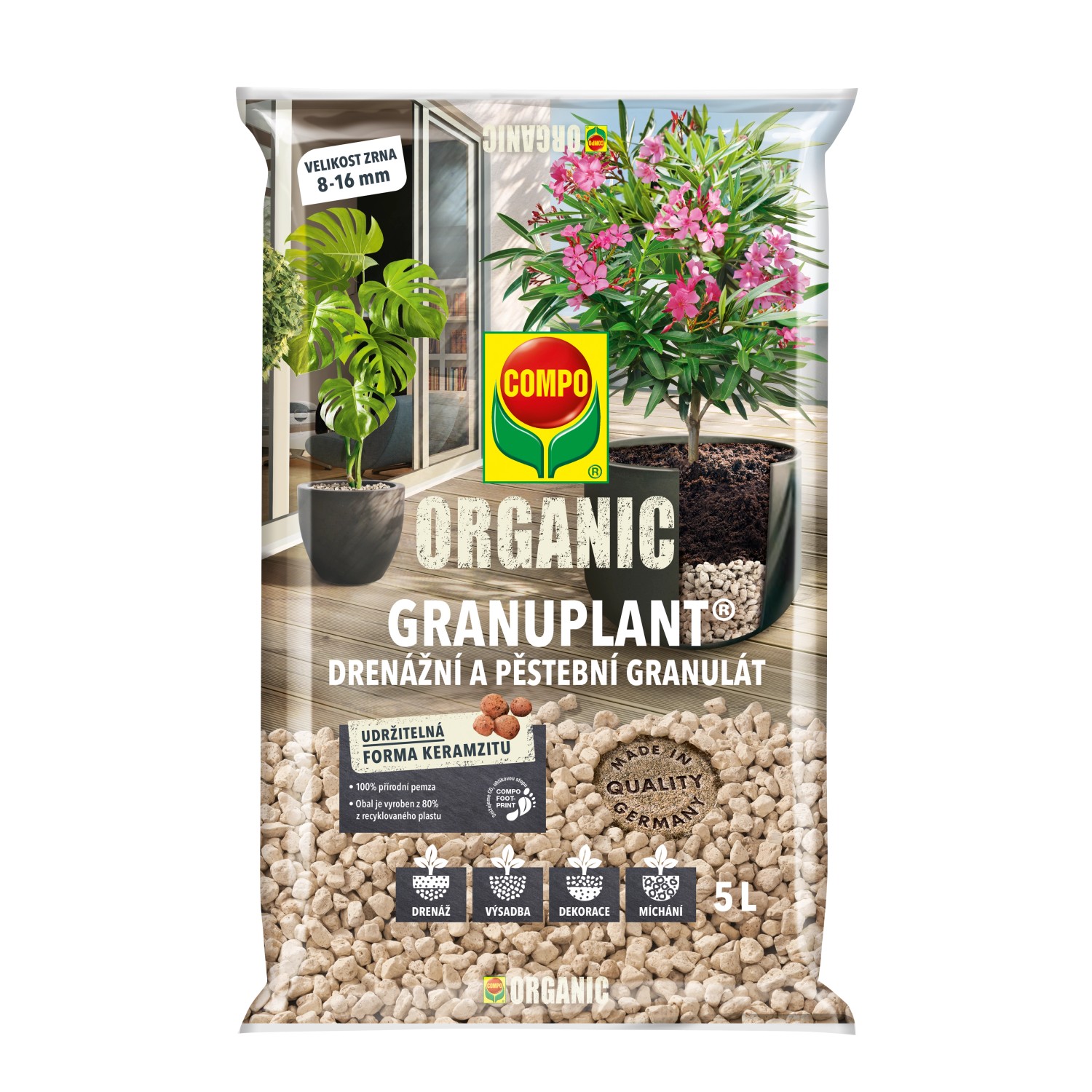 COMPO Drenážní a pěstební granulát 5 l