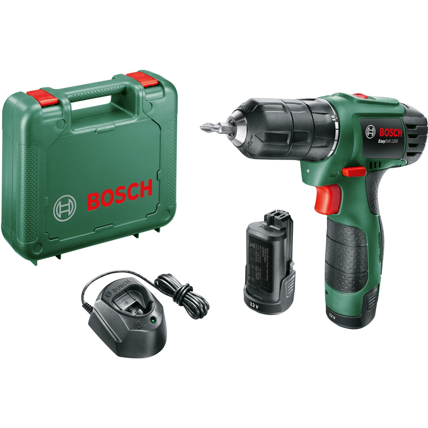 Bosch Aku vrtací šroubovák EasyDrill 1200 vč. 2 aku 1,5 Ah
