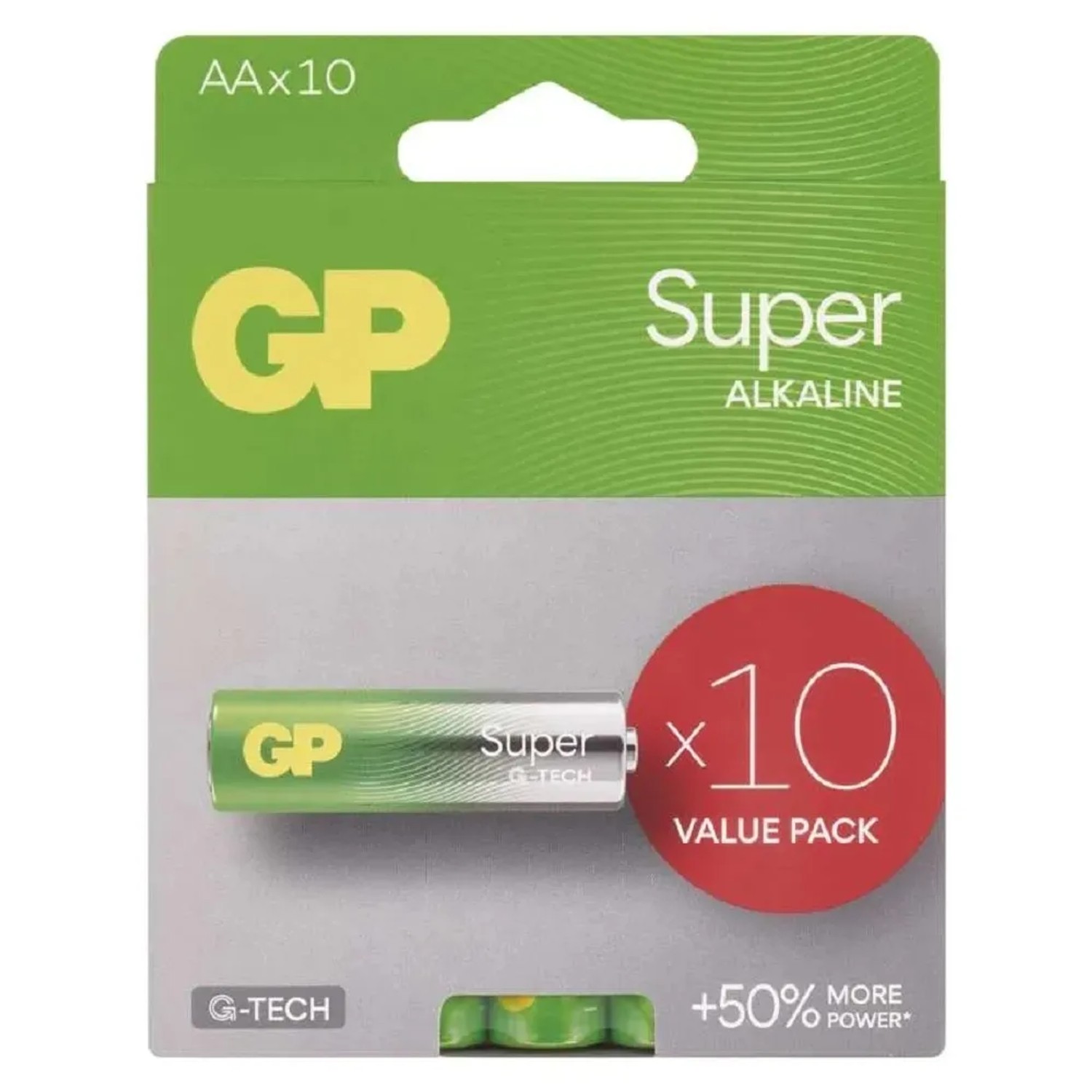 GP Alkalická baterie Super Alkaline AA (LR6), 10 ks