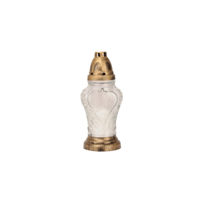 Hřbitovní lampa vč. náplně 21 cm