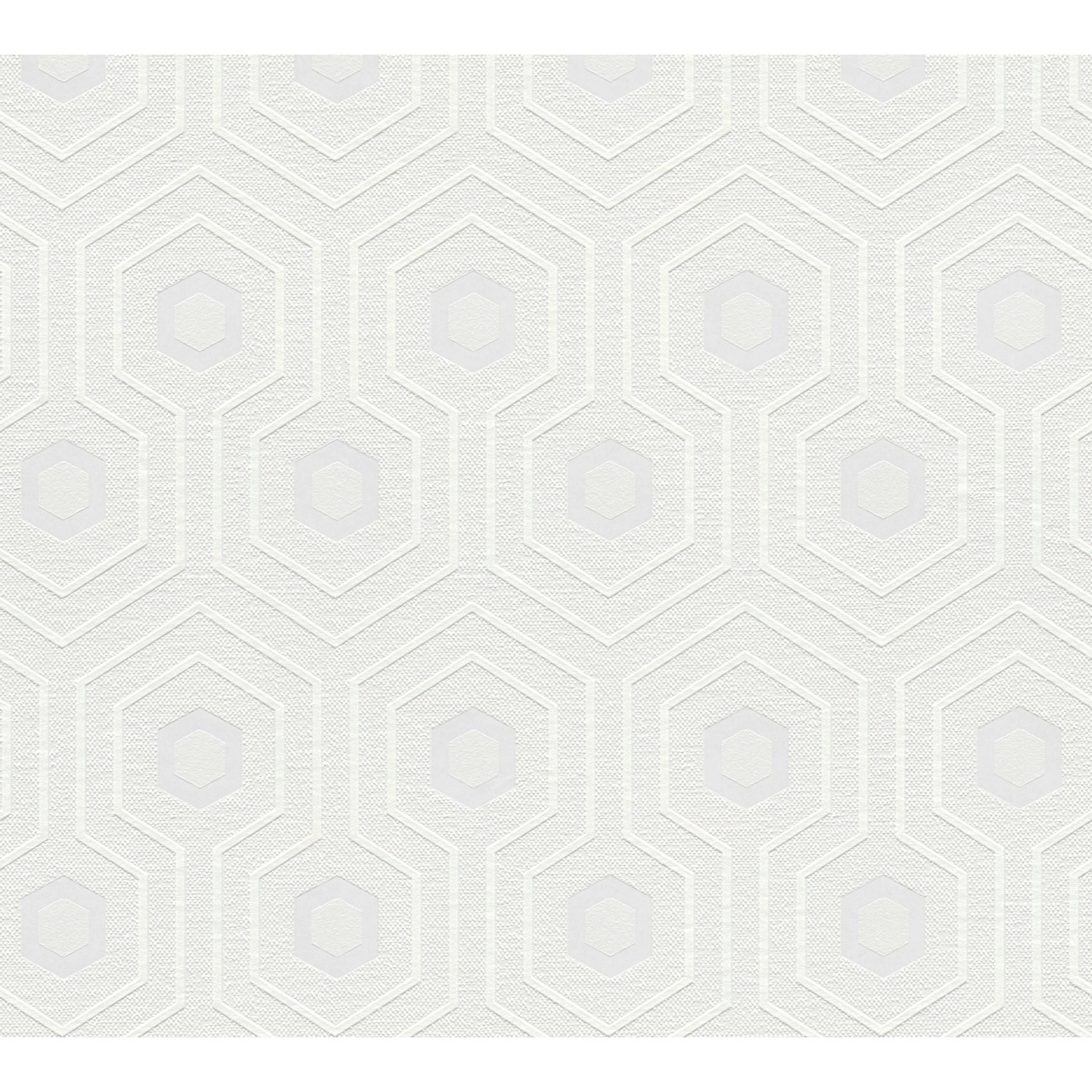 A. S. Creation Přetíratelná vliesová tapeta Meistervlies Creativ bílá 384781