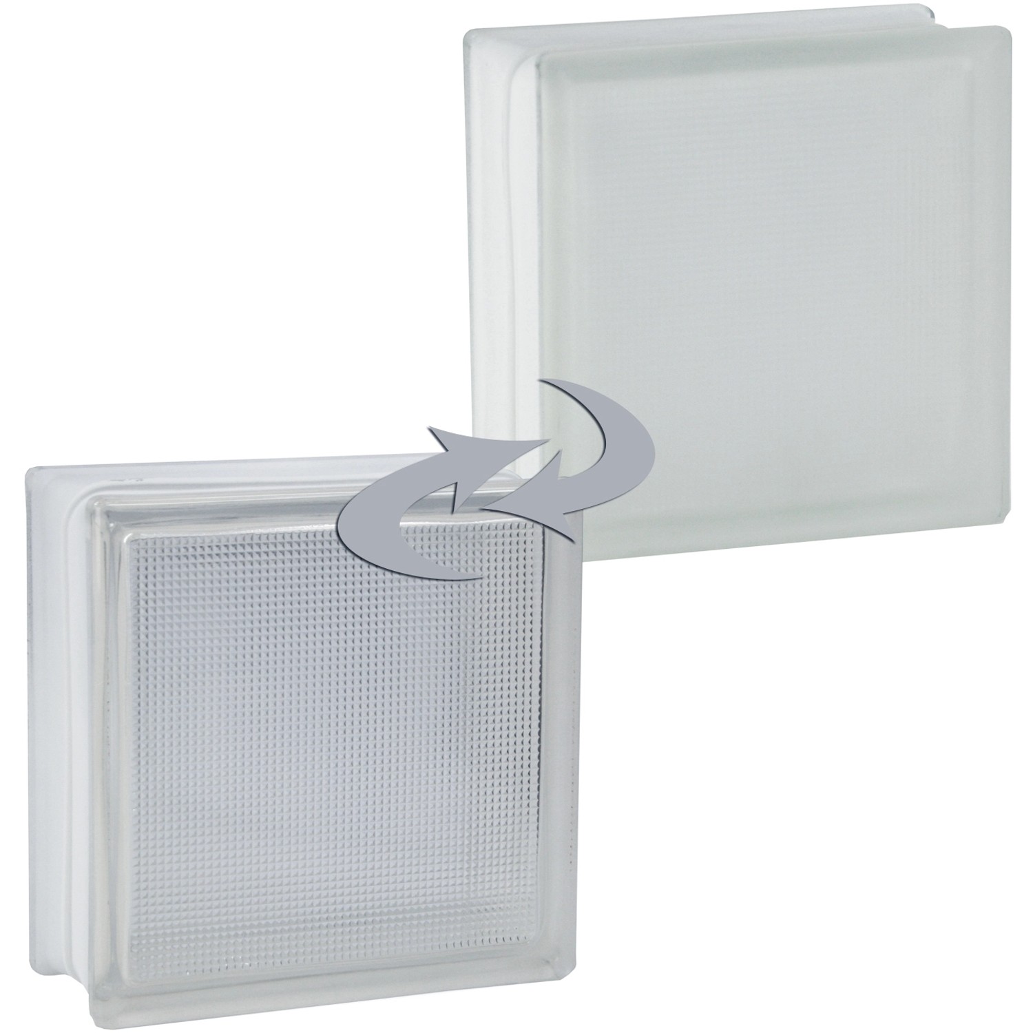 Fuchs Design Luxfera Samba lesklá/mléčné sklo, bílá, 19 x 19 x 8 cm