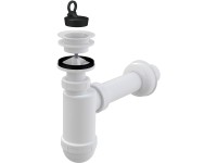 Alcadrain Sifon umyvadlový s plastovou mřížkou