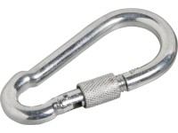 LUX-TOOLS Karabinka, pozinkovaná, 100 x 50 x pr. 6 mm LUX-TOOLS Karabinka, pozinkovaná, 100 x 50 x pr. 6 mm