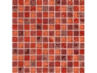 Euro Stone Kombinovaná mozaika Maya Red 30 x 30 cm