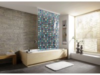 Kleine Wolke Roleta pro prázdnou kazetu sprchové rolety modrá 128 cm x 240 cm