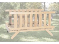 Weka Spojovací můstek pro hrací věže Tabaluga 816 D, přírodní, 160 x 100 cm