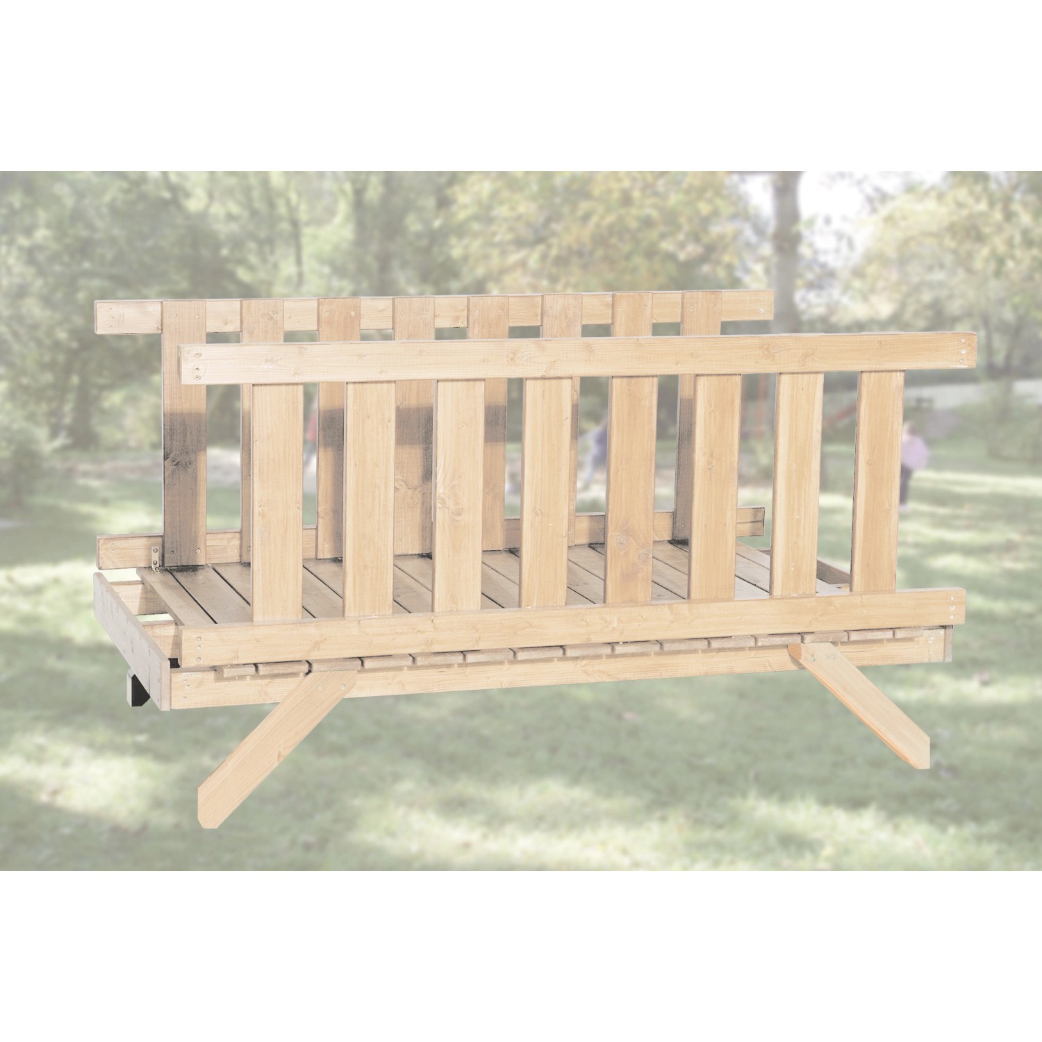 Weka Spojovací můstek pro hrací věže Tabaluga 816 D, přírodní, 160 x 100 cm