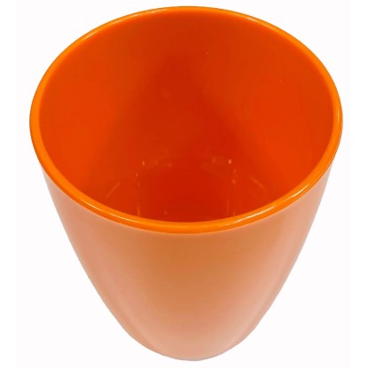 Kelímek na zubní kartáčky a pastu oranžový*