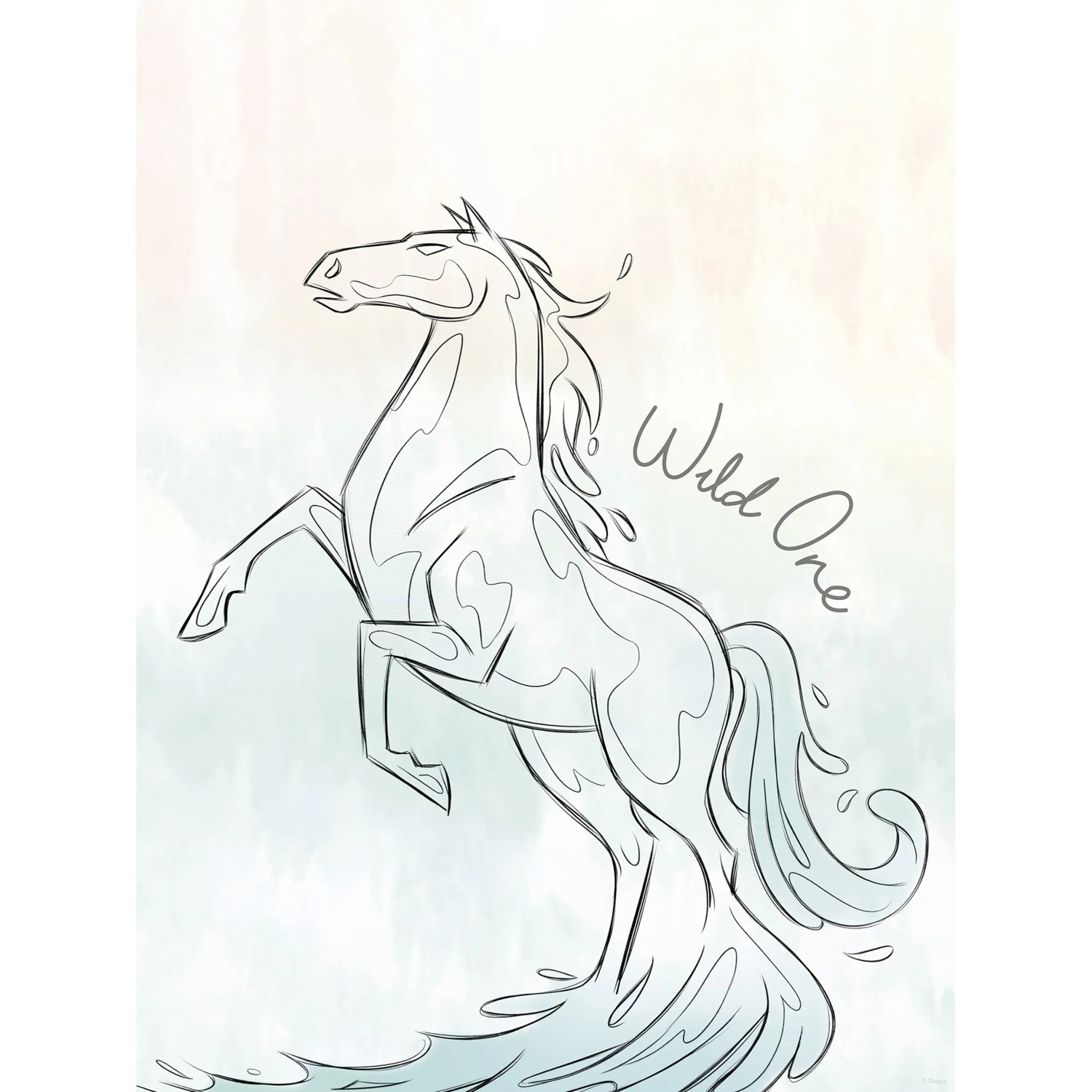 Komar Plakát Disney Frozen Blue Lights 30 x 40 cm