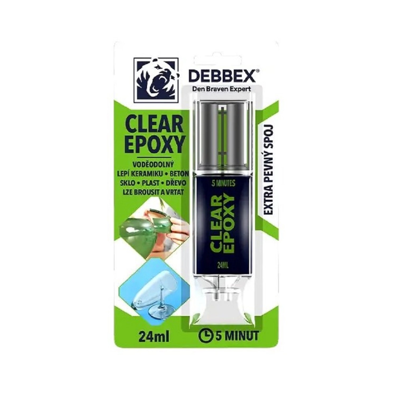 Den Braven Epoxidové lepidlo Clear Epoxy 24 ml