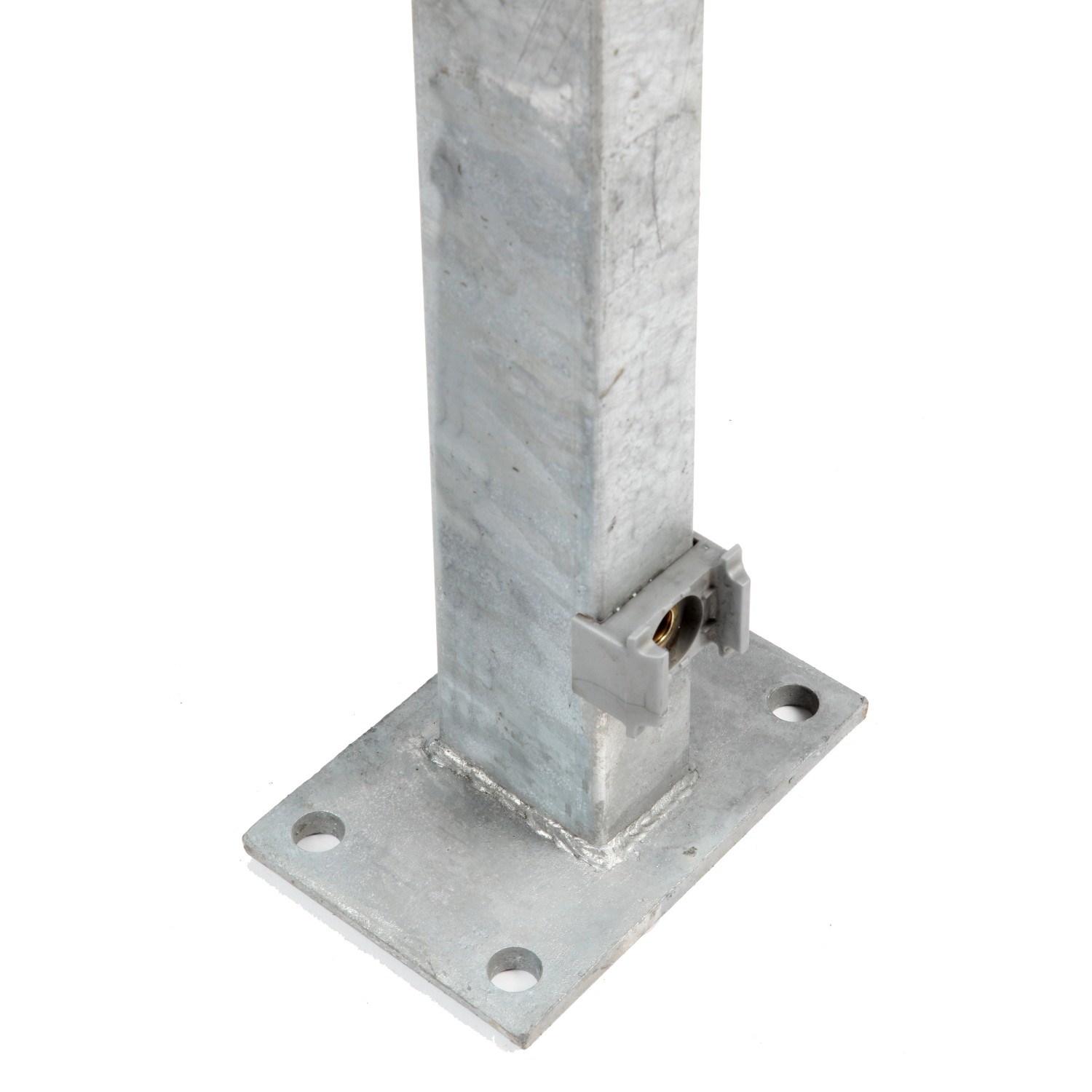 Floraworld Plotový sloupek s navařenou patkou pozink 6 x 4 x 149 cm