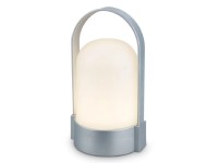 BRILO Aku nabíjecí stolní lampa Asa chromová matná 1W 50lm 3000K pr. 85 x 155 mm BRILO Aku nabíjecí stolní lampa Asa chromová matná 1W 50lm 3000K pr. 85 x 155 mm