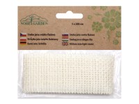 NOHEL GARDEN Stuha juta, bílá, 2 x 200 cm