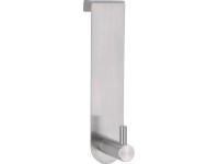 Háčková lišta na dveře nerez ocel jemně broušená 4,1 cm x 13,5 cm x 3 cm