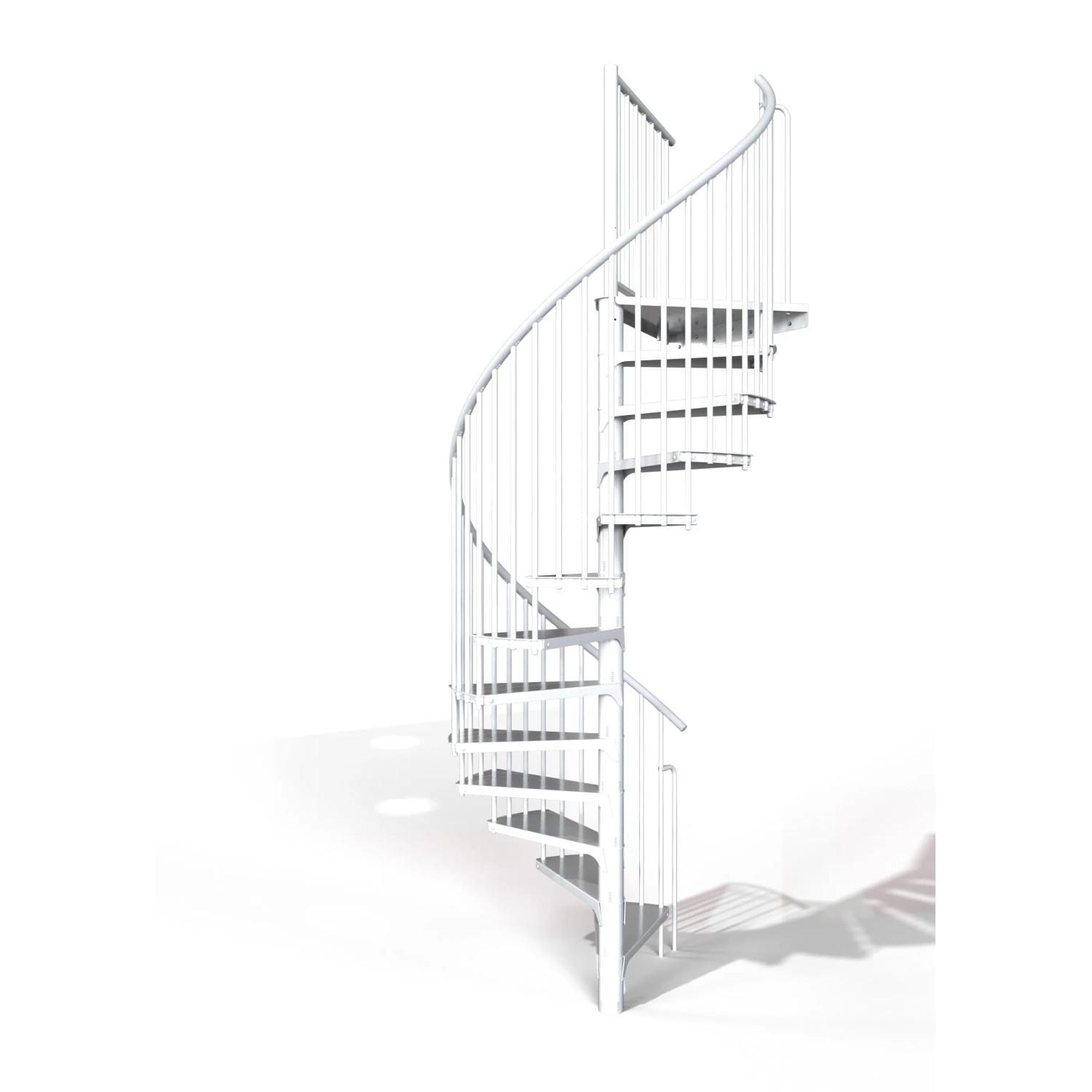 Minka STAIRS Kovové točité schodiště Rondo Smart bílé pr. 120 cm