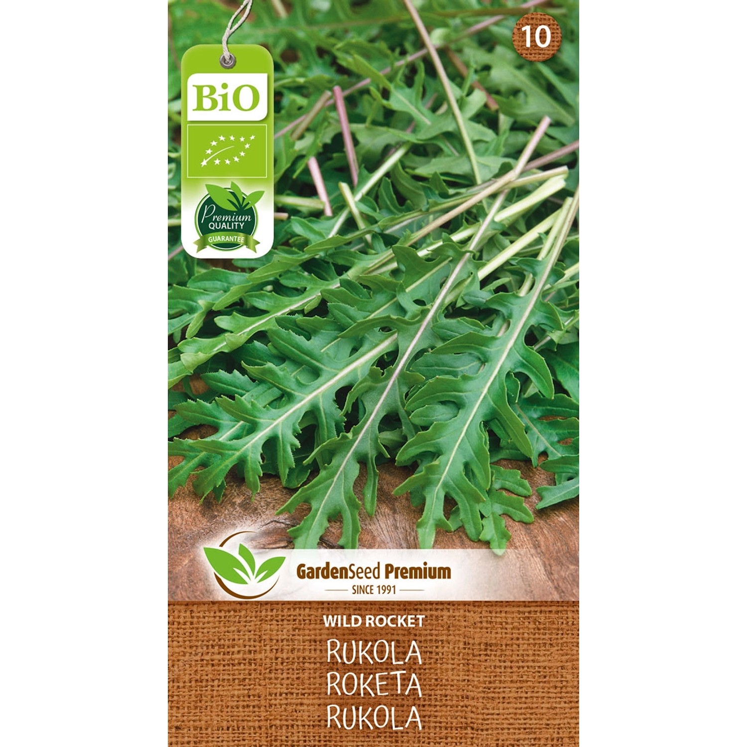 GardenSeed Premium Semínka BIO Roketa Wild Rocket