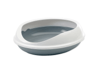 Savic Toaleta pro kočky Figaro 55 x 48,5 x 15,5 cm, šedo-bílá