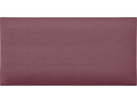 Nástěnný polstr obdélník 60 cm x 30 cm barva bobulí sametový