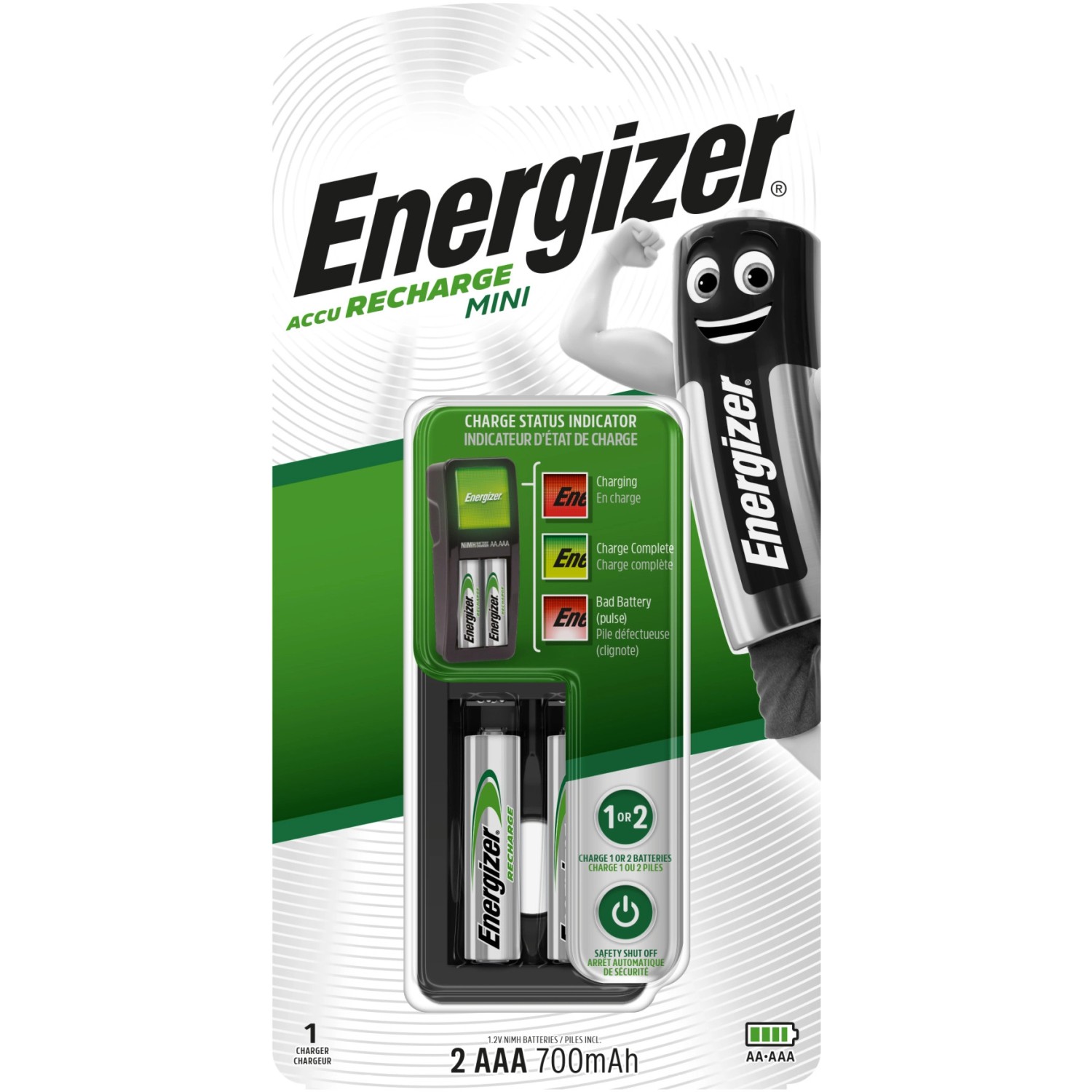 Energizer Nabíječka baterií ACCU RECHARGE MINI