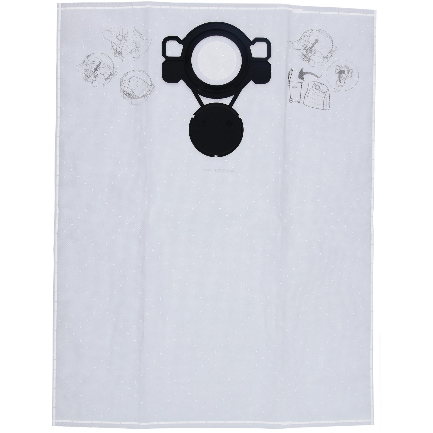 Bosch Netkaný filtrační vak pro vysavače prachu GAS 15/20 L, 5 ks