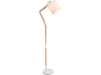 GLOBO Stojací lampa Mattis bílá