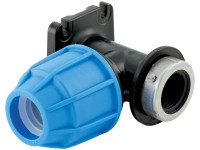 LUX-TOOLS Classic PE nástěnné koleno 90° 20 mm s vnitřním závitem 18,6 mm (1/2