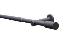 Gardinia Záclonová souprava Elba pro 1 tyč průměr 16/19 mm kamenná šedá