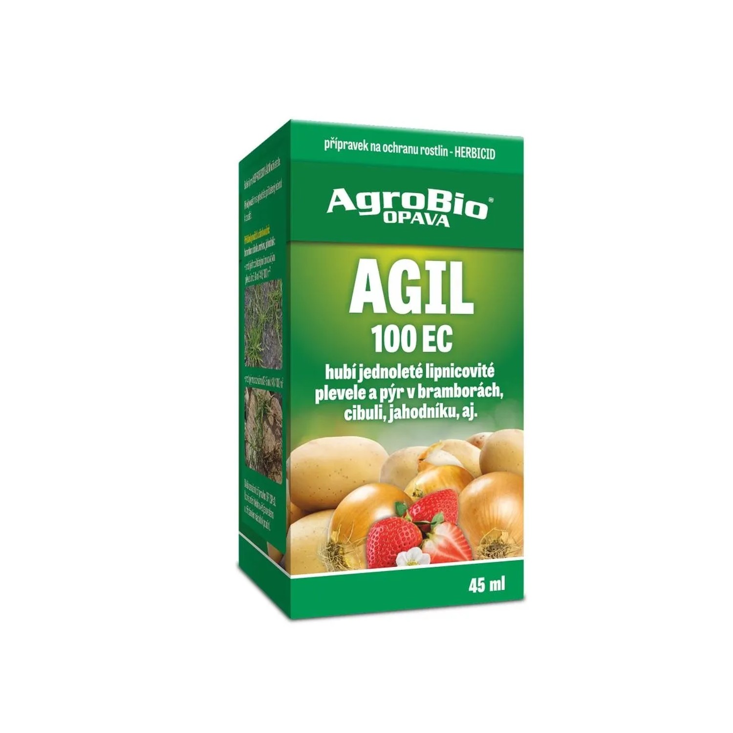 AgroBio OPAVA AGIL 100 EC hubí jednolet.plevele a pýr v brambor, cibuli,aj. 45ml