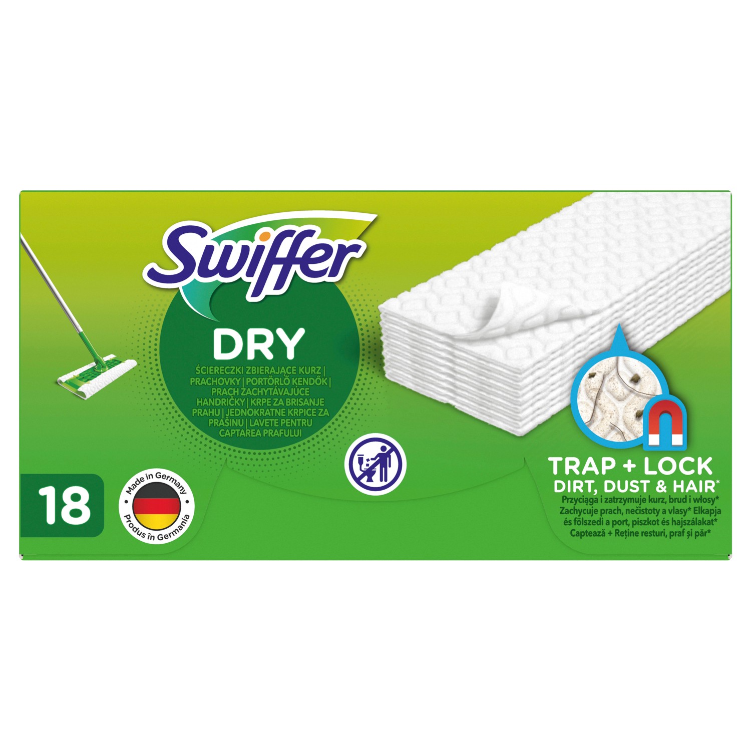 Swiffer Sweeper Suché utěrky na podlahu 18 ks