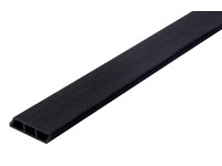 WPC Lamovací zakončovací lišta ebenově černá 3000 x 100 x 41 mm WPC Lamovací zakončovací lišta ebenově černá 3000 x 100 x 41 mm